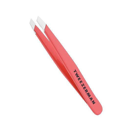 TWEEZERMAN Mini Slant Tweezer Geranium Mercan Cımbız