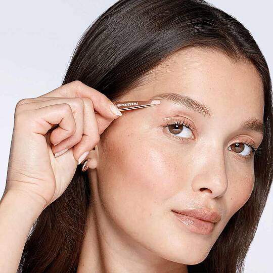 TWEEZERMAN Mini Slant Tweezer Rose Gold Altın Pembe Cımbız - 2