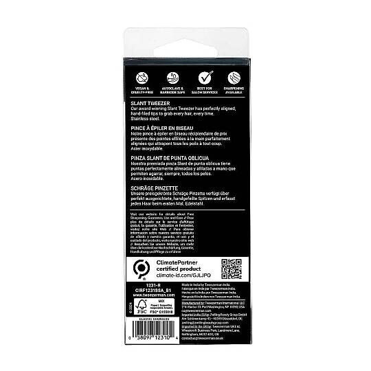 TWEEZERMAN Slant Tweezer Classic Stainless Steel Çelik Cımbız - 6