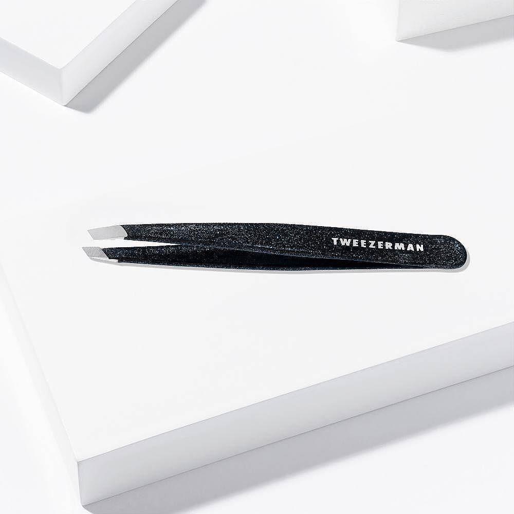 TWEEZERMAN Slant Tweezer Dusted Onyx Işıltılı Siyah Oniks Cımbız - 6