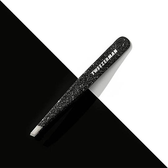 TWEEZERMAN Slant Tweezer Dusted Onyx Işıltılı Siyah Oniks Cımbız - 2