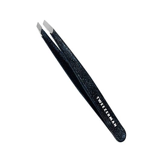 TWEEZERMAN Slant Tweezer Dusted Onyx Işıltılı Siyah Oniks Cımbız
