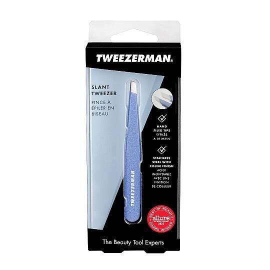 TWEEZERMAN Slant Tweezer Granite Sky Işıltılı Mavi Cımbız - 5
