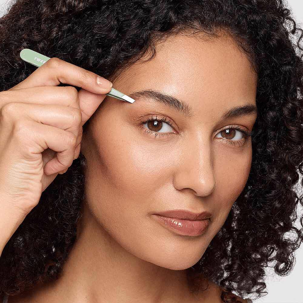 TWEEZERMAN Slant Tweezer Pistachio Fıstık Yeşil Cımbız - 5