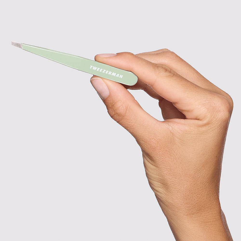 TWEEZERMAN Slant Tweezer Pistachio Fıstık Yeşil Cımbız - 3