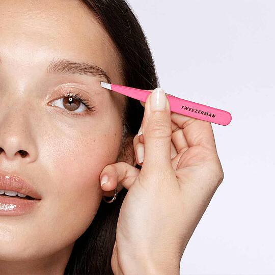 TWEEZERMAN Slant Tweezer Pretty In Pink Pembe Cımbız - 3
