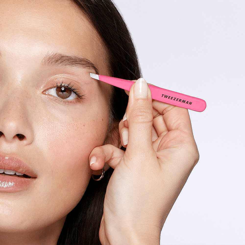 TWEEZERMAN Slant Tweezer Pretty In Pink Pembe Cımbız - 3