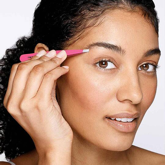 TWEEZERMAN Slant Tweezer Pretty In Pink Pembe Cımbız - 2