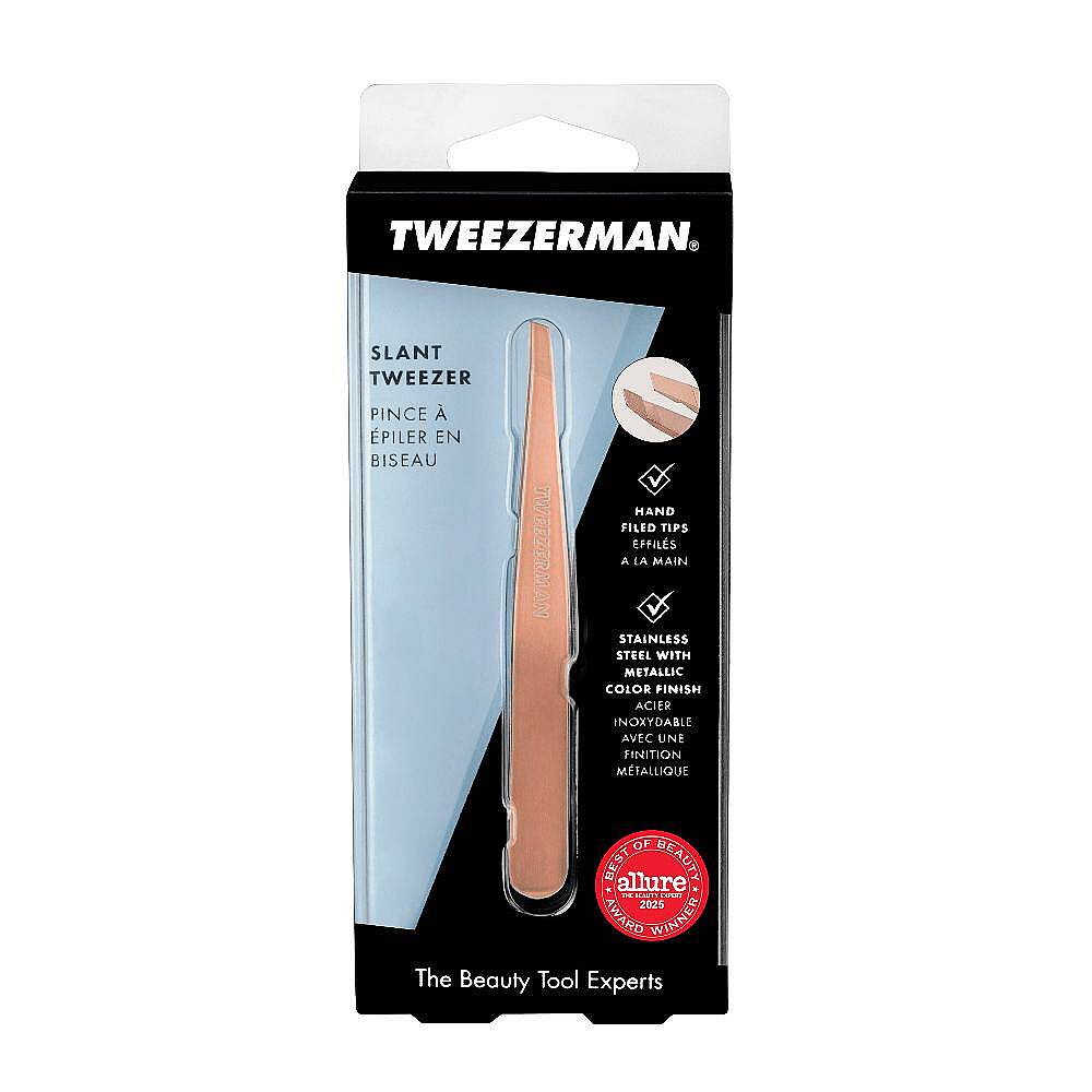 TWEEZERMAN Slant Tweezer Rose Gold Altın Pembe Cımbız - 6