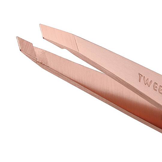 TWEEZERMAN Slant Tweezer Rose Gold Altın Pembe Cımbız - 5