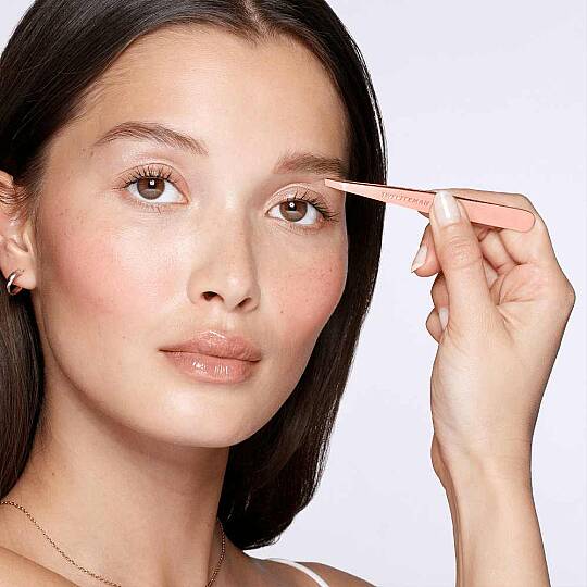 TWEEZERMAN Slant Tweezer Rose Gold Altın Pembe Cımbız - 3