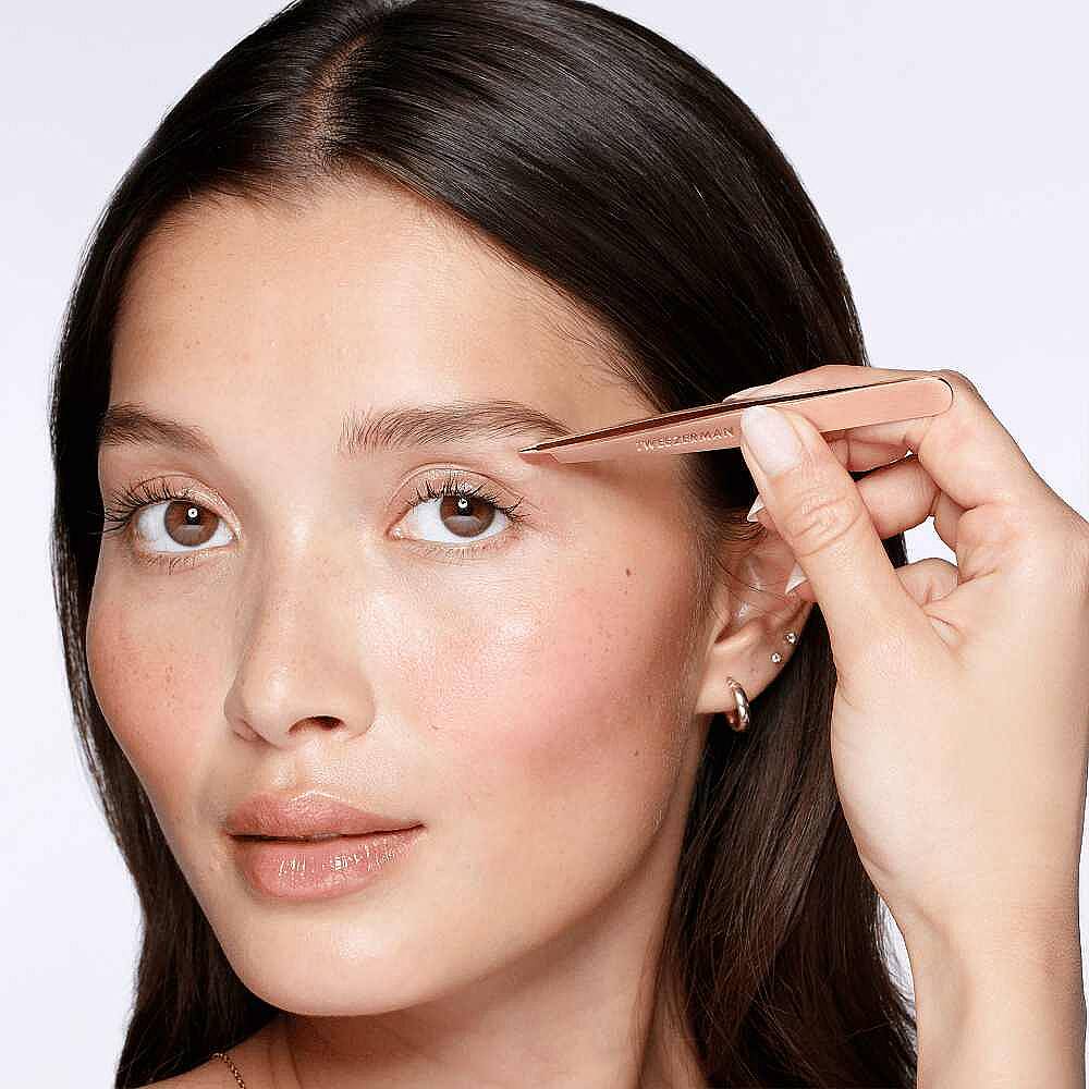 TWEEZERMAN Slant Tweezer Rose Gold Altın Pembe Cımbız - 2