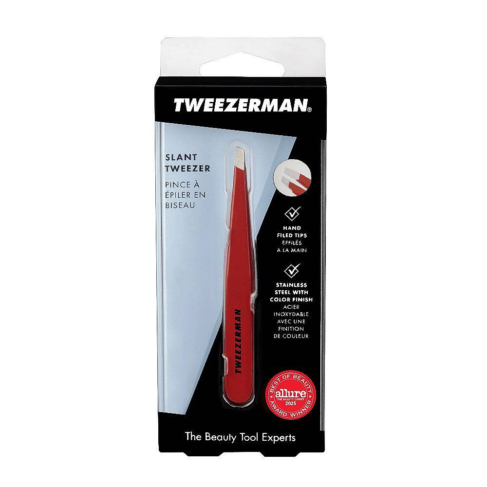 TWEEZERMAN Slant Tweezer Signature Red İkonik Kırmızı Cımbız - 5