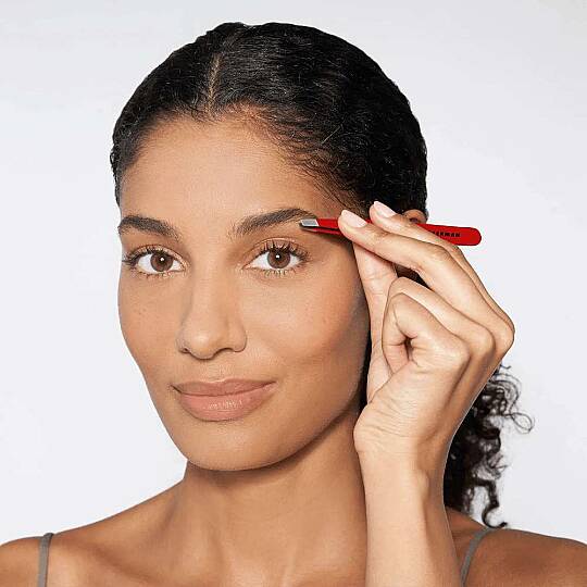 TWEEZERMAN Slant Tweezer Signature Red İkonik Kırmızı Cımbız - 4