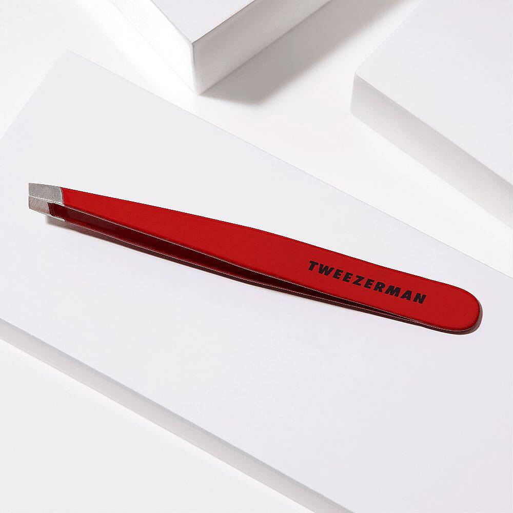 TWEEZERMAN Slant Tweezer Signature Red İkonik Kırmızı Cımbız - 3