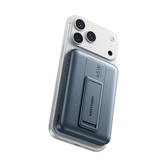 Vention 10000mAh 45W Qi2.2 Manyetik Powerbank FKU Gri - 2
