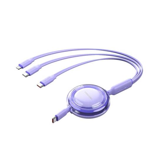 Vention 100W 5A Makaralı Şarj ve Data Kablosu TRK Mor - 3