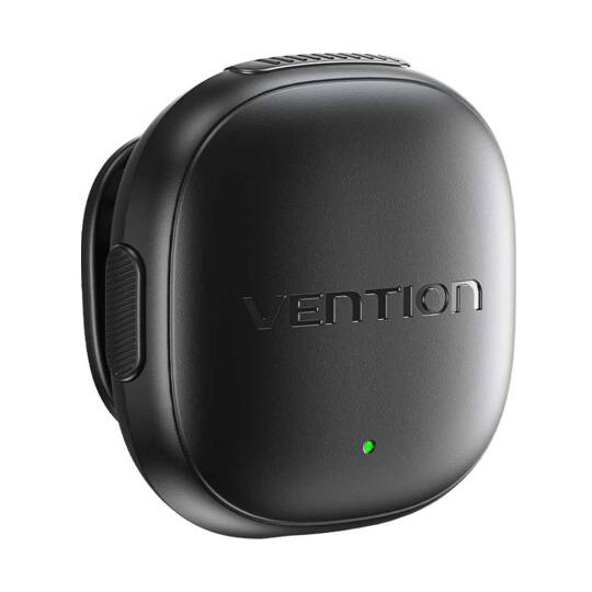 Vention 2.4 GHz Kablosuz İkili Yaka Mikrofonu NCD Siyah - 2