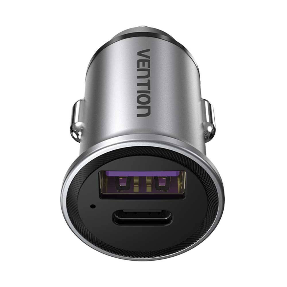 Vention 30W Çift Portlu Sarj Adaptörü FFFH0 Siyah - 3