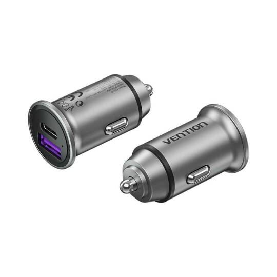 Vention 30W Çift Portlu Sarj Adaptörü FFFH0 Siyah