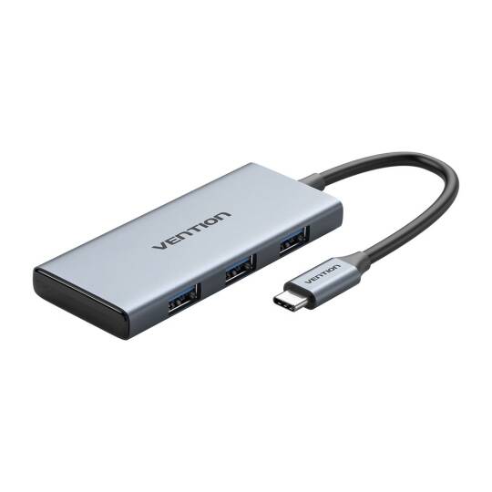 Vention 6'sı 1 Arada Çoklayıcı Kablo TOOHB Gri - 3