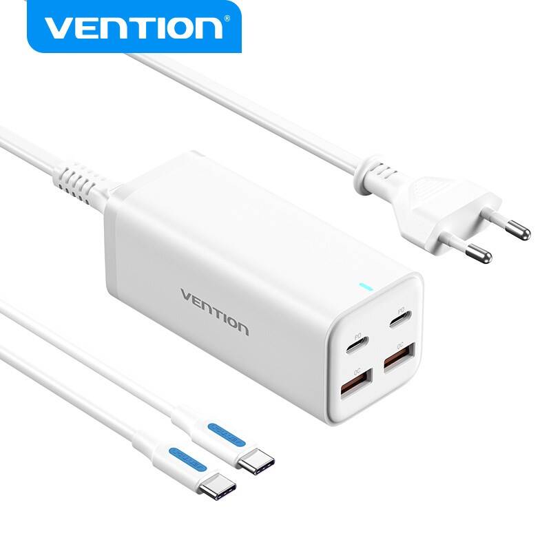 Vention Dash 100W Gan Hızlı Şarj İstasyonu FBS Beyaz - 1