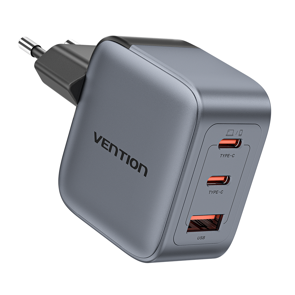 Vention Dash 70W Gan 5.0 Hızlı Şarj Adaptörü FEX Gri - 3