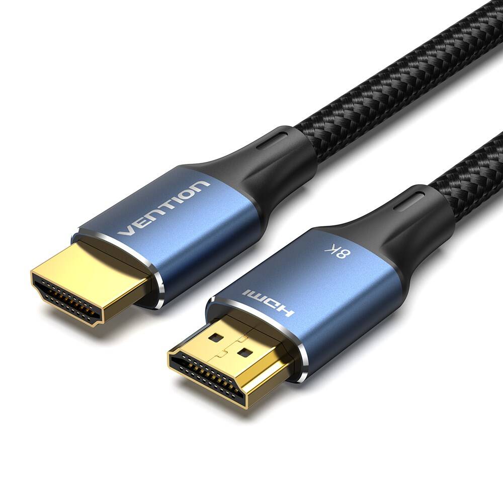Vention Pamuk Örgülü HDMI 2.1 Kablo ALG Mavi - 5
