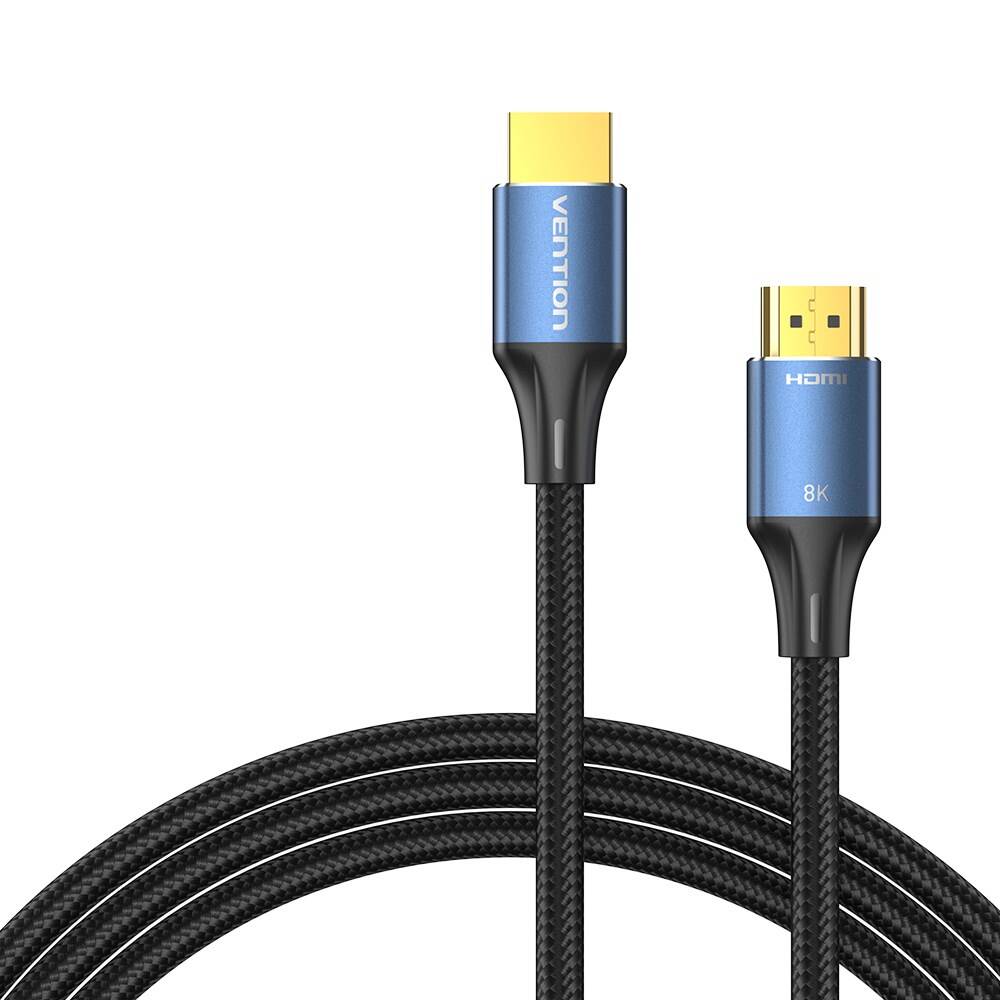 Vention Pamuk Örgülü HDMI 2.1 Kablo ALG Mavi - 2