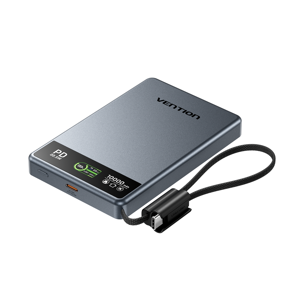 Vention Ultra Slim 10000 mAh 15W Powerbank FKL Gri - 3