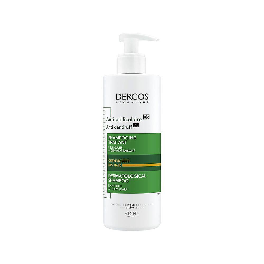 Vichy Dercos Anti Dandruff Kuru Saçlar için Kepek Karşıtı Şampuan 390 ml - 1