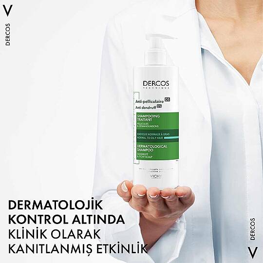 Vichy Dercos Anti Dandruff Normal ve Yağlı Saçlar için Kepek Karşıtı Şampuan 390 ml - 5