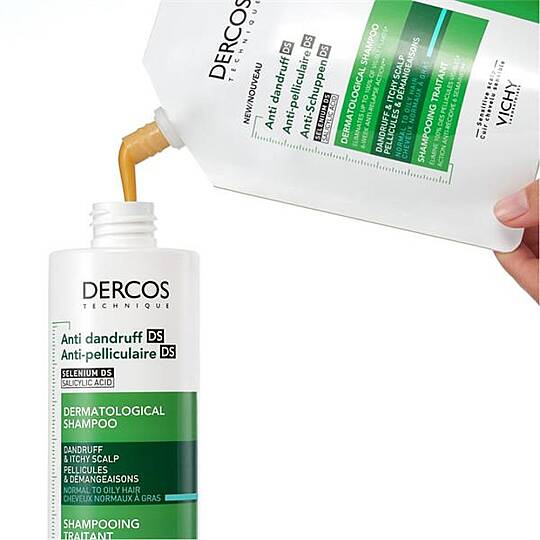 Vichy Dercos Anti Dandruff Normal ve Yağlı Saçlar için Kepek Karşıtı Şampuan Refill 390 ml - 2