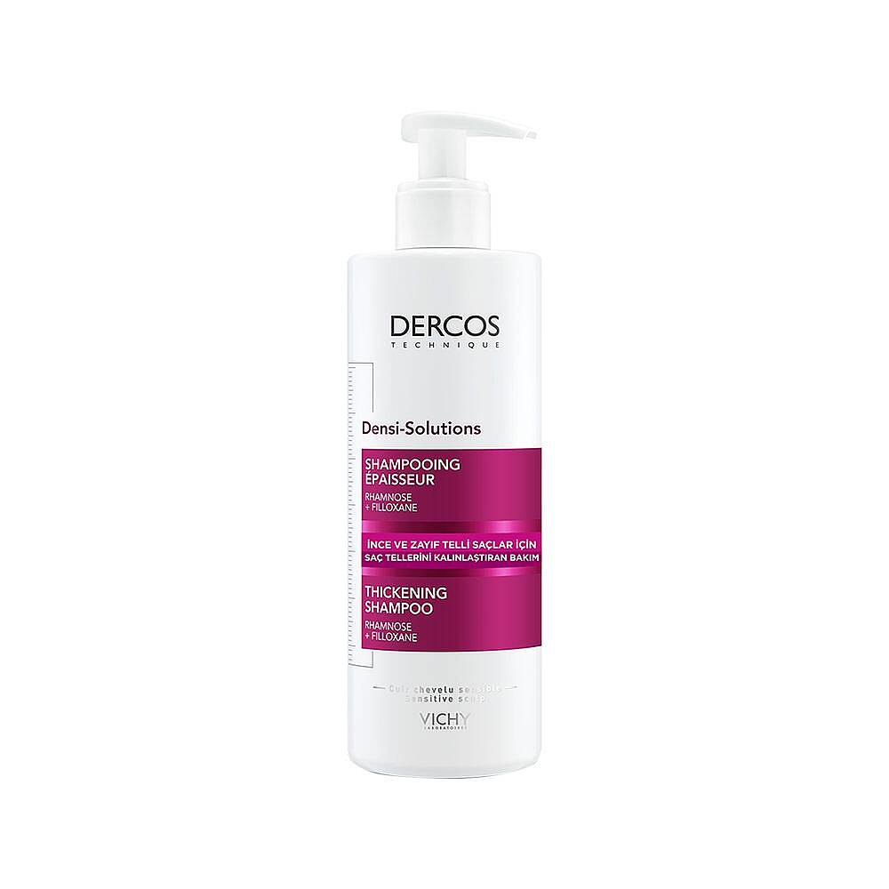 Vichy Dercos Densi-Solutions İnce ve Zayıf Saçlar için Dolgunlaştırıcı Şampuan 400 ml - 1