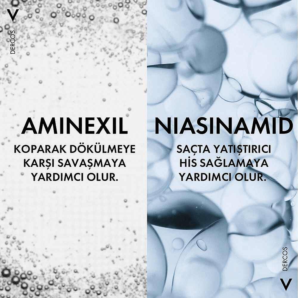 Vichy Dercos Energisant Saç Dökülmesine Karşı Şampuan 400 ml 2 Adet - 3