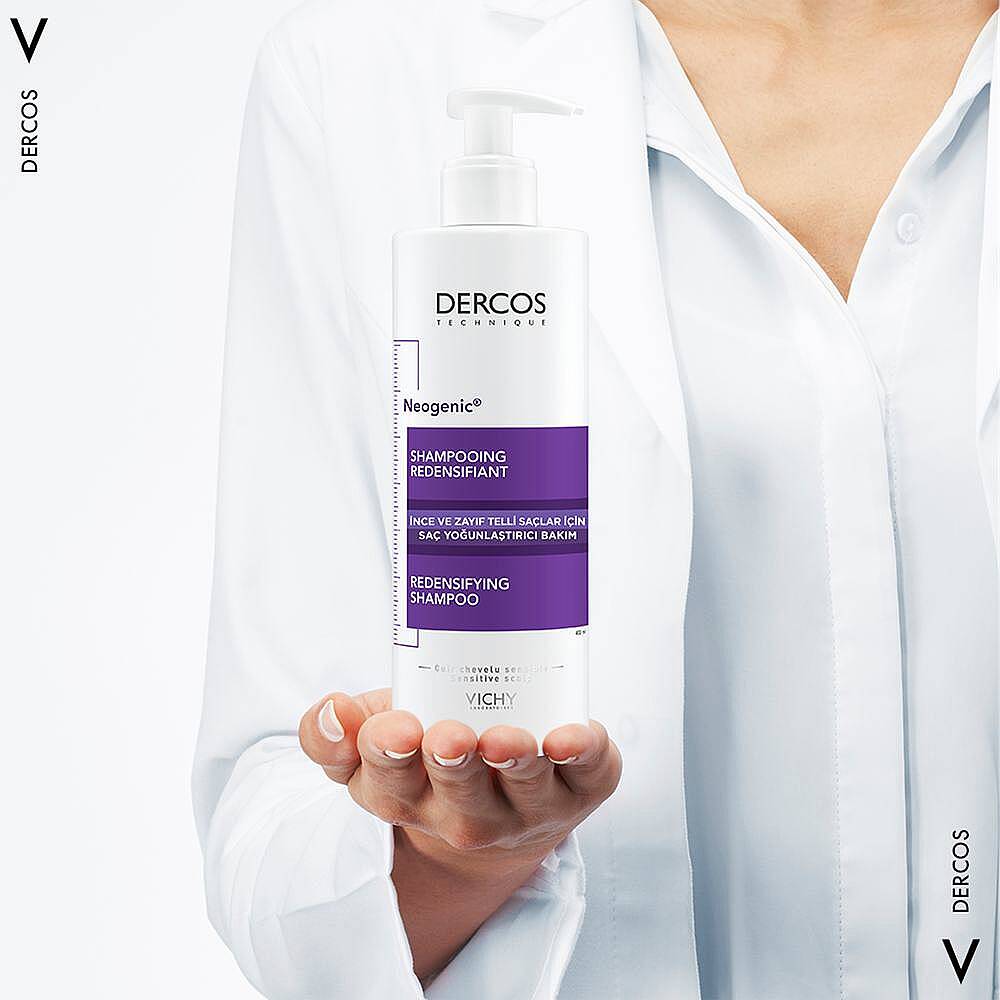 Vichy Dercos Neogenic Saç Yoğunlaştırıcı Şampuan 400 ml - 3