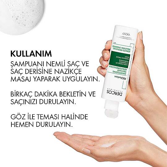 Vichy Dercos PSOlution Pullanmaya Karşı Soyucu Etkili Bakım Şampuanı 200 ml - 2