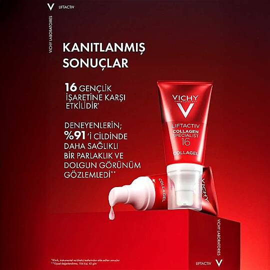 Vichy Liftactiv Collagen Specialist 16 Collagel Aydınlatıcı Cilt Bakım Kremi 50 ml - 5