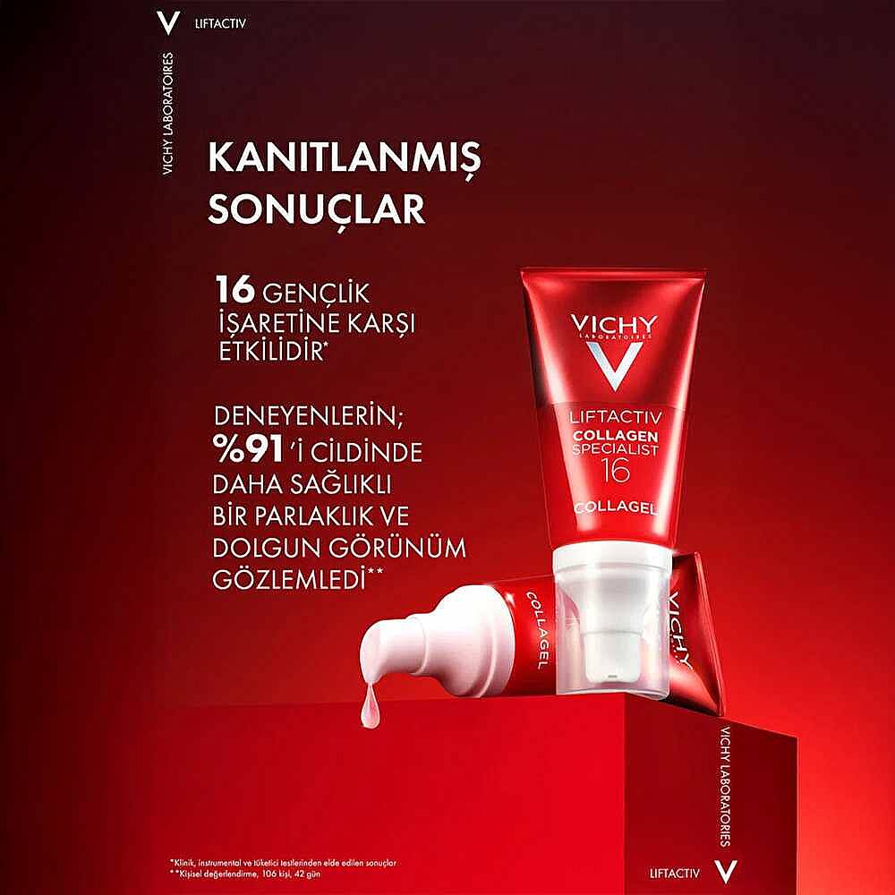 Vichy Liftactiv Collagen Specialist 16 Collagel Aydınlatıcı Cilt Bakım Kremi 50 ml - 5