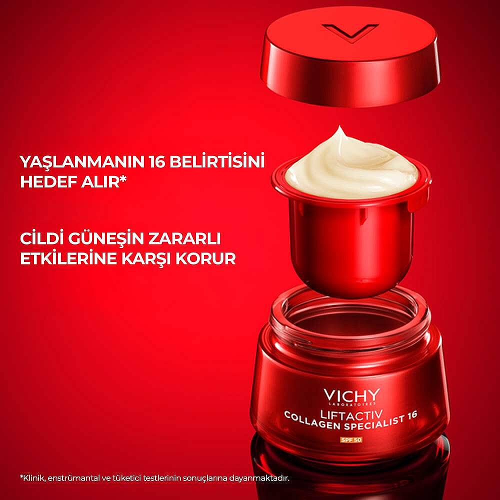 Vichy Liftactiv Collagen Specialist 16 SPF50 Gündüz Kremi 50 ml - 4