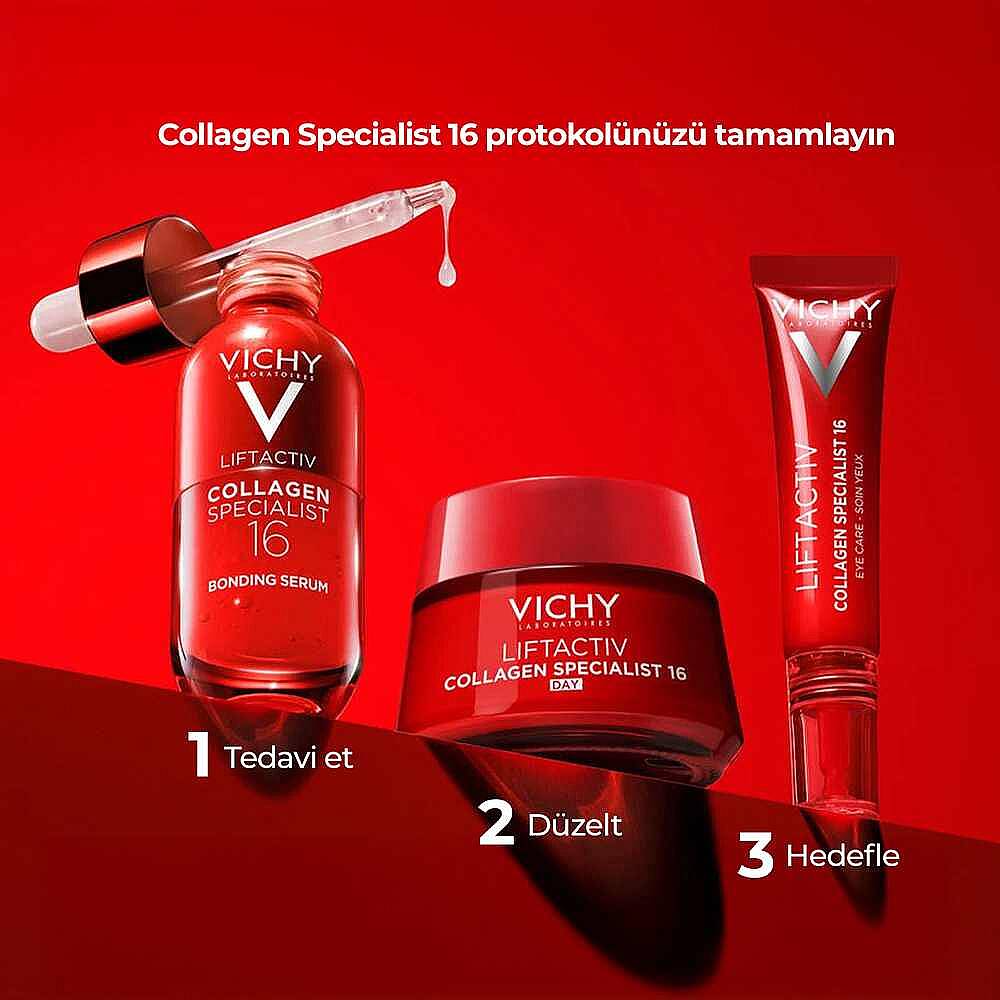 Vichy Liftactiv Collagen Specialist 16 Yaşlanma Karşıtı Gündüz Bakım Kremi 50 ml - 2