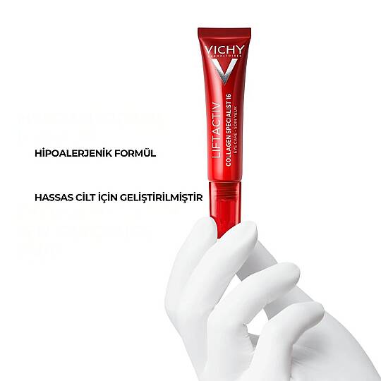 Vichy Liftactiv Collagen Specialist Yaşlanma Belirtilerine Karşı Göz Bakım Kremi 15 ml - 8