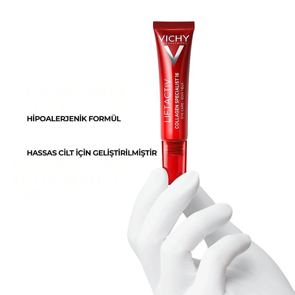 Vichy Liftactiv Collagen Specialist Yaşlanma Belirtilerine Karşı Göz Bakım Kremi 15 ml - 8