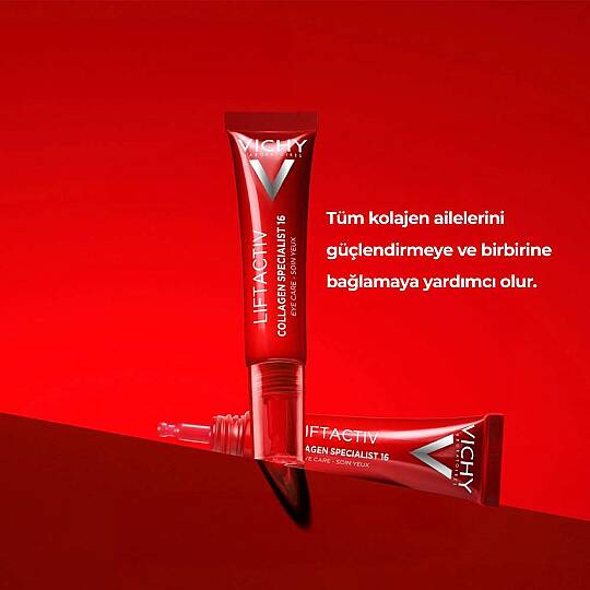 Vichy Liftactiv Collagen Specialist Yaşlanma Belirtilerine Karşı Göz Bakım Kremi 15 ml - 5