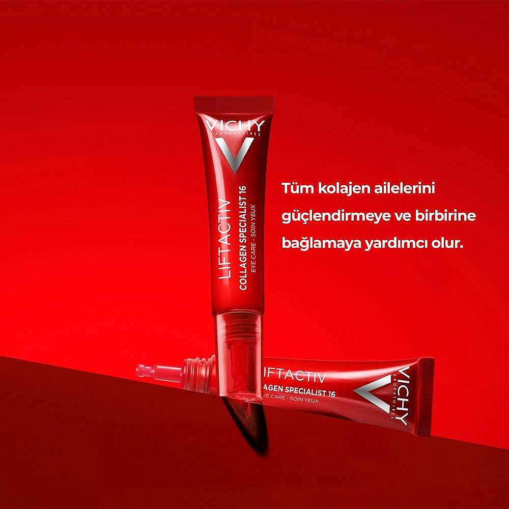 Vichy Liftactiv Collagen Specialist Yaşlanma Belirtilerine Karşı Göz Bakım Kremi 15 ml - 5