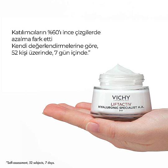 Vichy Liftactiv H.A. Kırışıklık Karşıtı Dolgunlaştırıcı Krem Normal ve Karma Ciltler 50 ml - 7