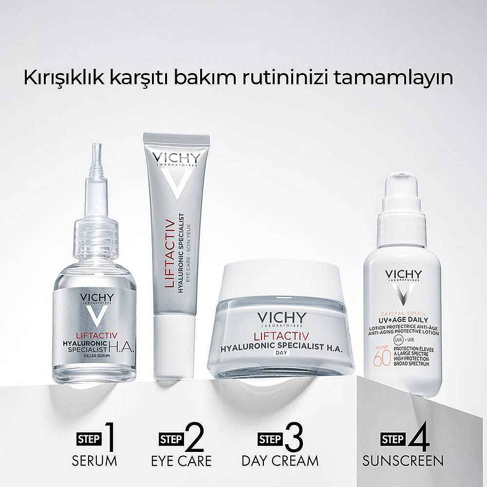 Vichy Liftactiv H.A. Kırışıklık Karşıtı Dolgunlaştırıcı Krem Normal ve Karma Ciltler 50 ml - 4