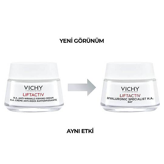 Vichy Liftactiv H.A. Kırışıklık Karşıtı Dolgunlaştırıcı Krem Normal ve Karma Ciltler 50 ml - 3