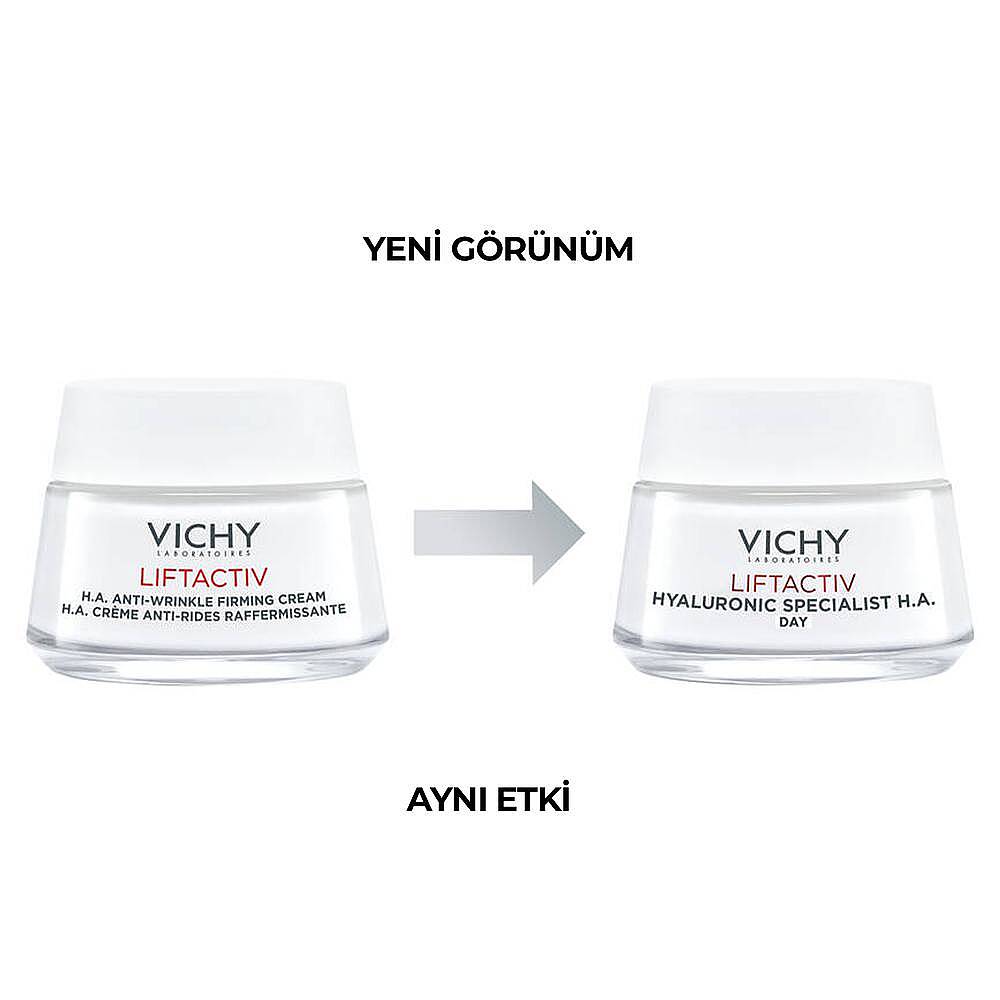 Vichy Liftactiv H.A. Kırışıklık Karşıtı Dolgunlaştırıcı Krem Normal ve Karma Ciltler 50 ml - 3