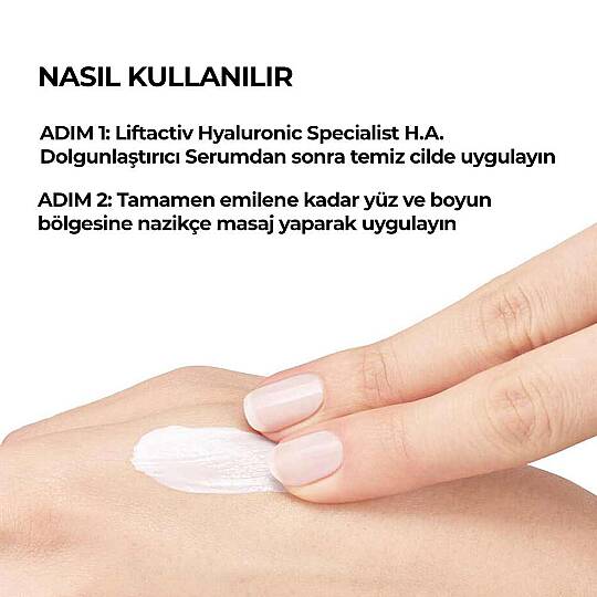 Vichy Liftactiv H.A. Kırışıklık Karşıtı Dolgunlaştırıcı Krem Normal ve Karma Ciltler 50 ml - 2